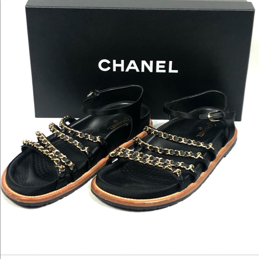 Chanel sandals authentic